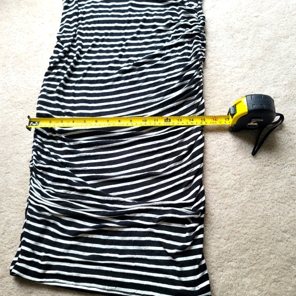 Mossimo Striped Wrap Maxi Dress Size L - Picture 13 of 13